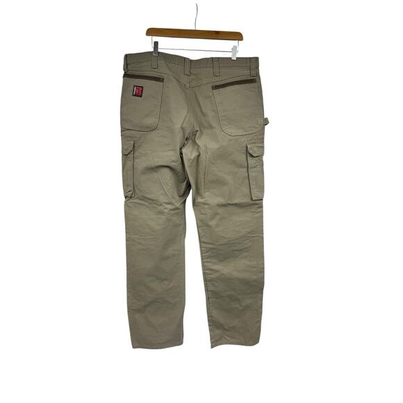Wrangler RIGGS Workwear Ripstop Ranger Cargo Pant Brown Tan 40X34 - Picture 4 of 9